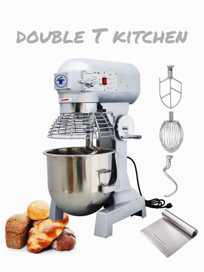 A food mixer is a piece of electrical equipment that is used to mix food such as cake mixture. Transfer the mixture to a food mixer and whizz until smooth.