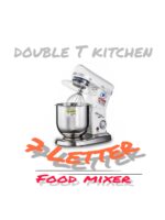 Commercial mixer 7 liter for catering, pastry and biscut. Professional planetary mixer for industrial kitchen blender.