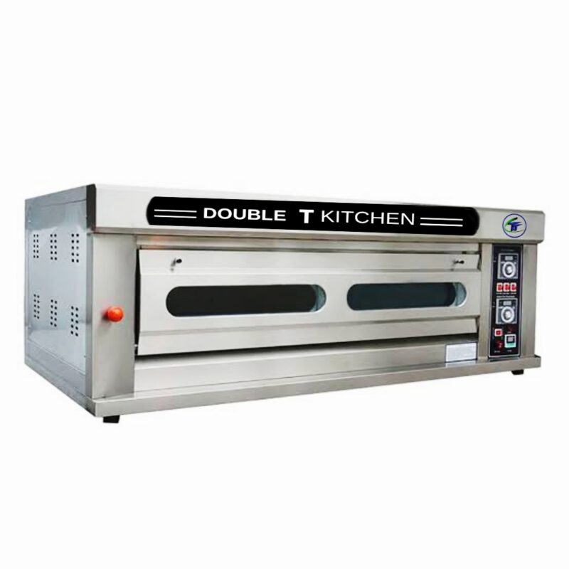 These series gas oven is a machine improved after several experiments, use and developments. It has the characteristics of provincial electricity, no increase capacity, heat, high efficiency and safety. The product adopts advanced LCD digital display electronic instrument automatic temperature control and timer timing control. To ensure the complete combustion of gas, the oven inner is designed with compartmentalized luck channel; Advanced constant closed automatic solenoid valve, anti-leakage ignition alarm device to ensure the safety of the use of the product. Inner with light, and the oven door is visible, so the operator can see all inside clearly. Gas oven can be convenient and quick baking excellent incense and taste, excellent flavor of pastry bread, is your ideal choice. This series oven is manufactured according to the standard of Q (GZ) BYHT1-2003.