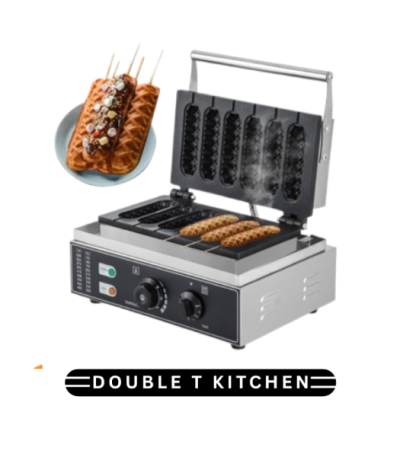 Commercial Hot Dog Waffle Maker for Cafes & Restaurants