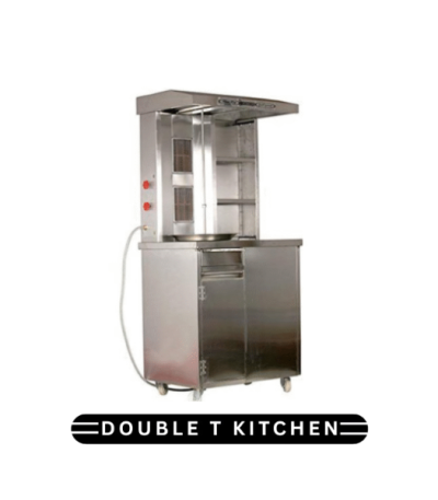 Premium Stainless Steel Heavy Duty Gas Shawarma Machine for commercial use. Durable, efficient, and ideal for restaurants.