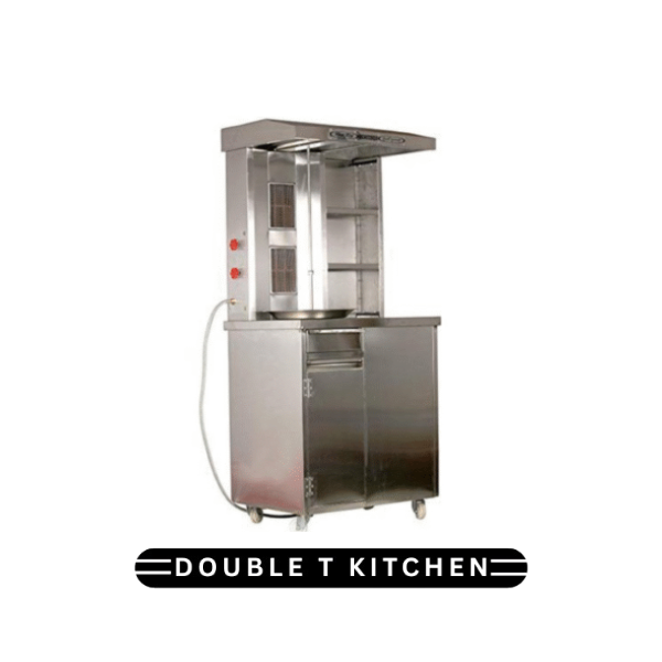 Food Warmer (3) Stainless Steel Heavy Duty Gas Shawarma Machine -(Local Made) - Image 1