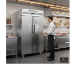Double T Kitchen Commercial Heavy Duty 4 Door Freezer -Imported - Image 2